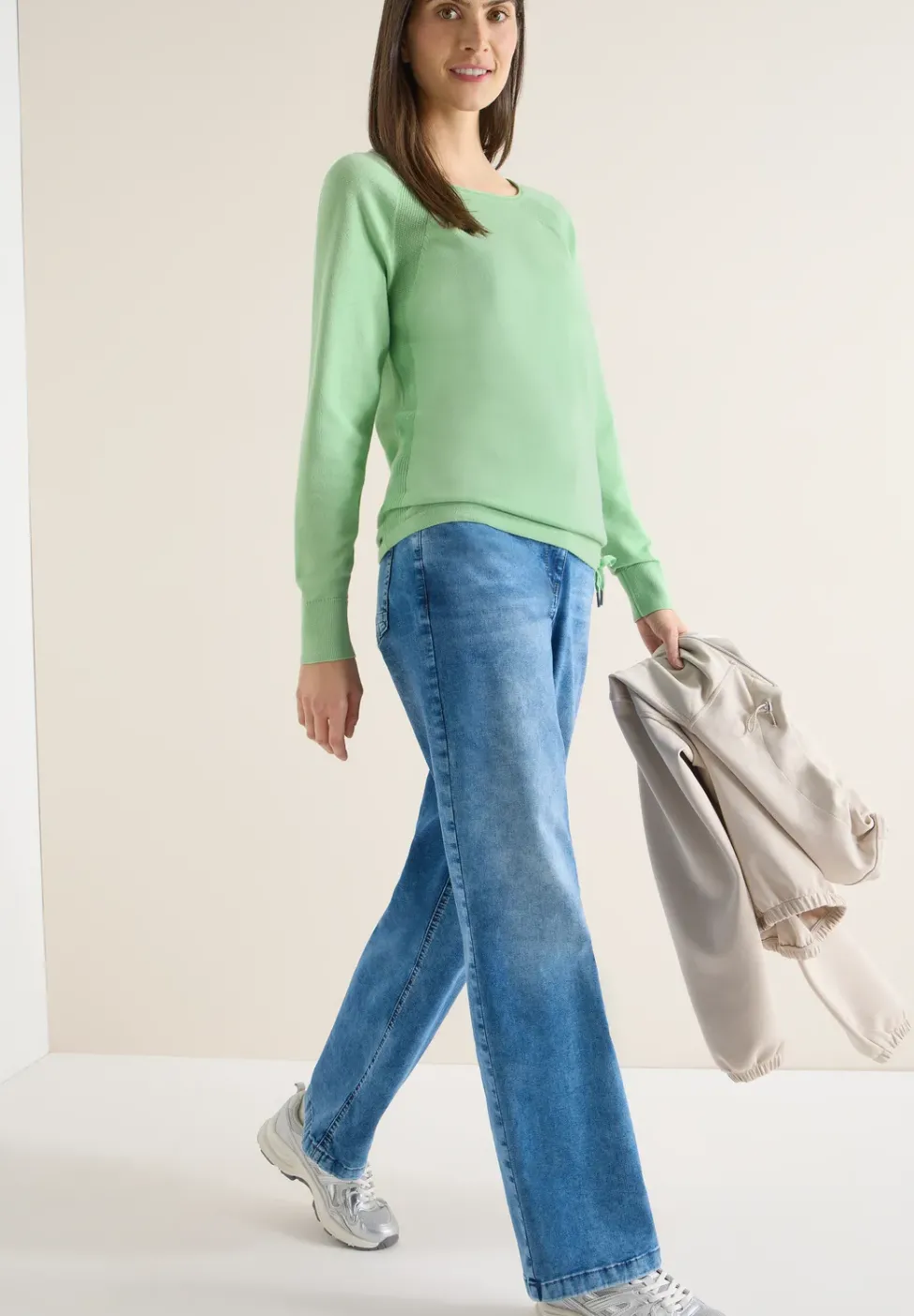 Pull-over avec détail structuré