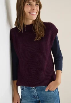 Pull-over avec détails en tricot