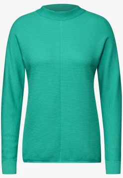 Pullover Dolman à structure mixte