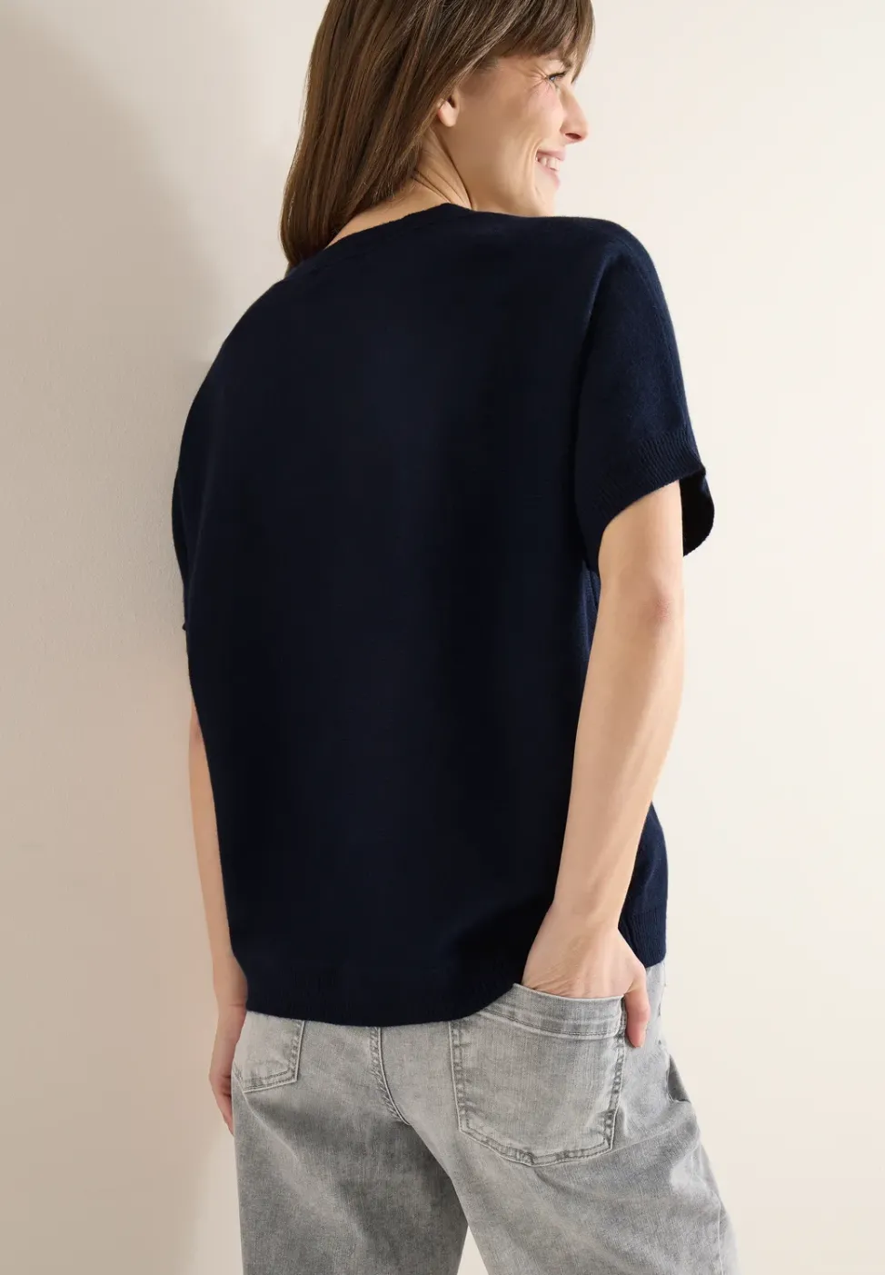 Pull-over en couleur unie