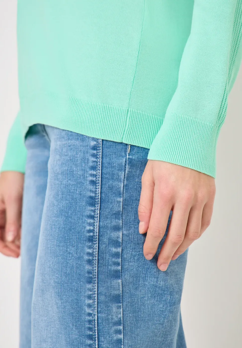Pull-over en couleur unie