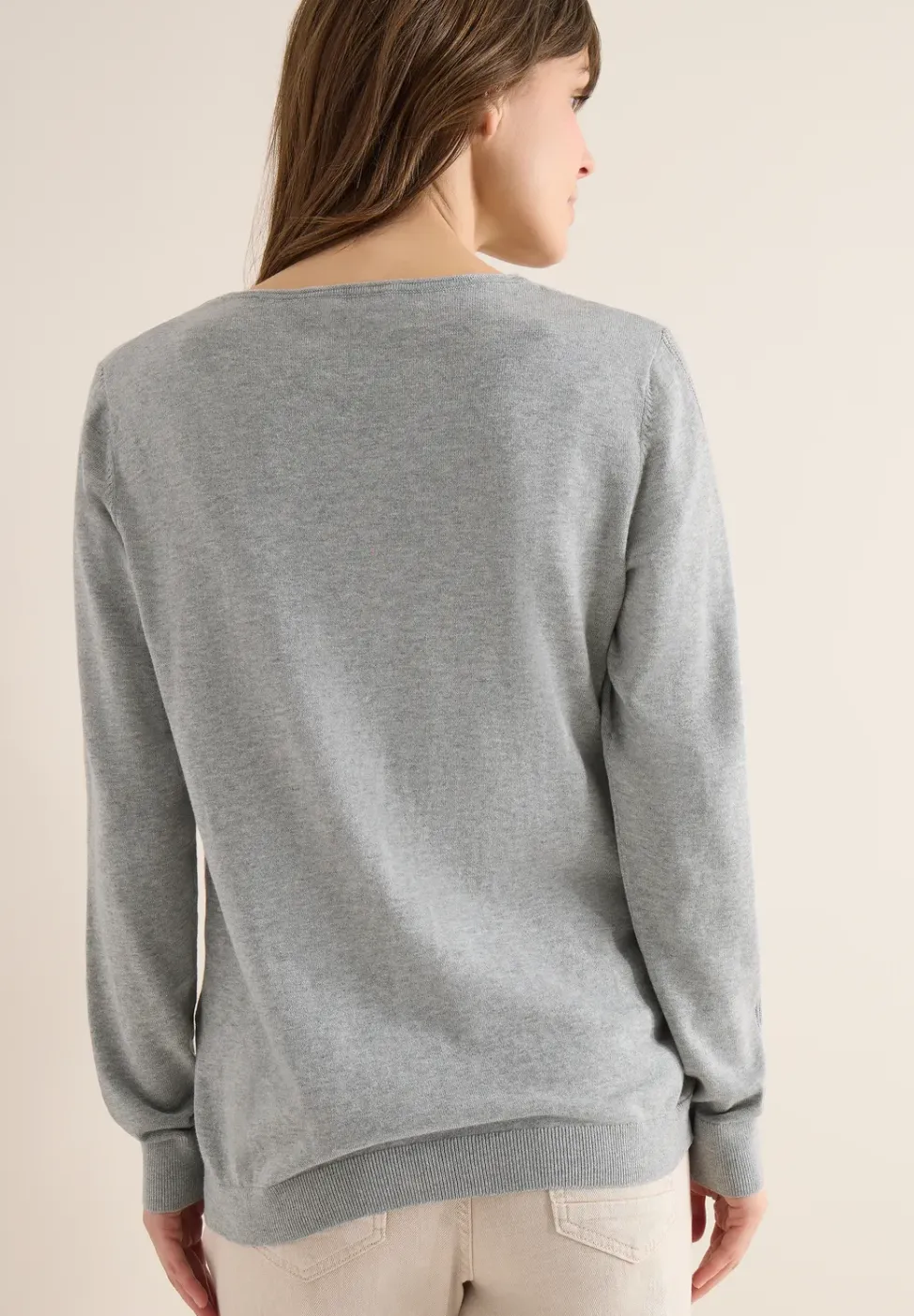 Pull-over en couleur unie
