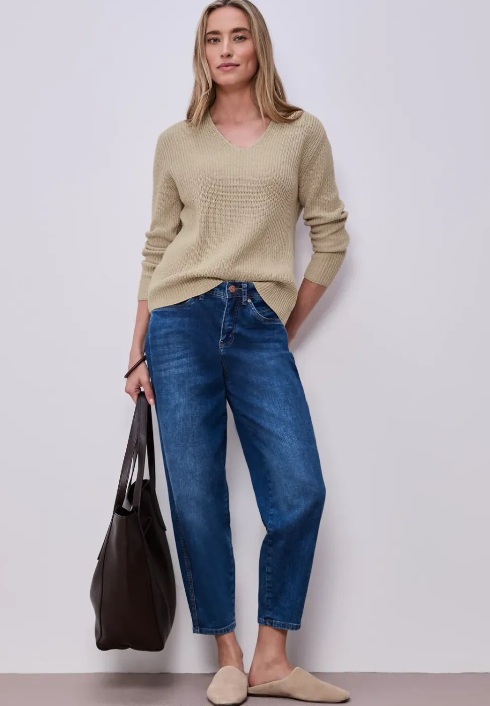 Pull-over en couleur unie