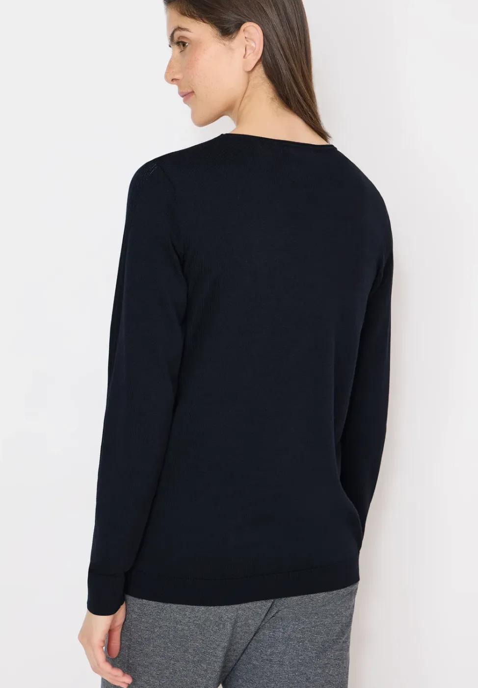 Pull-over en couleur unie