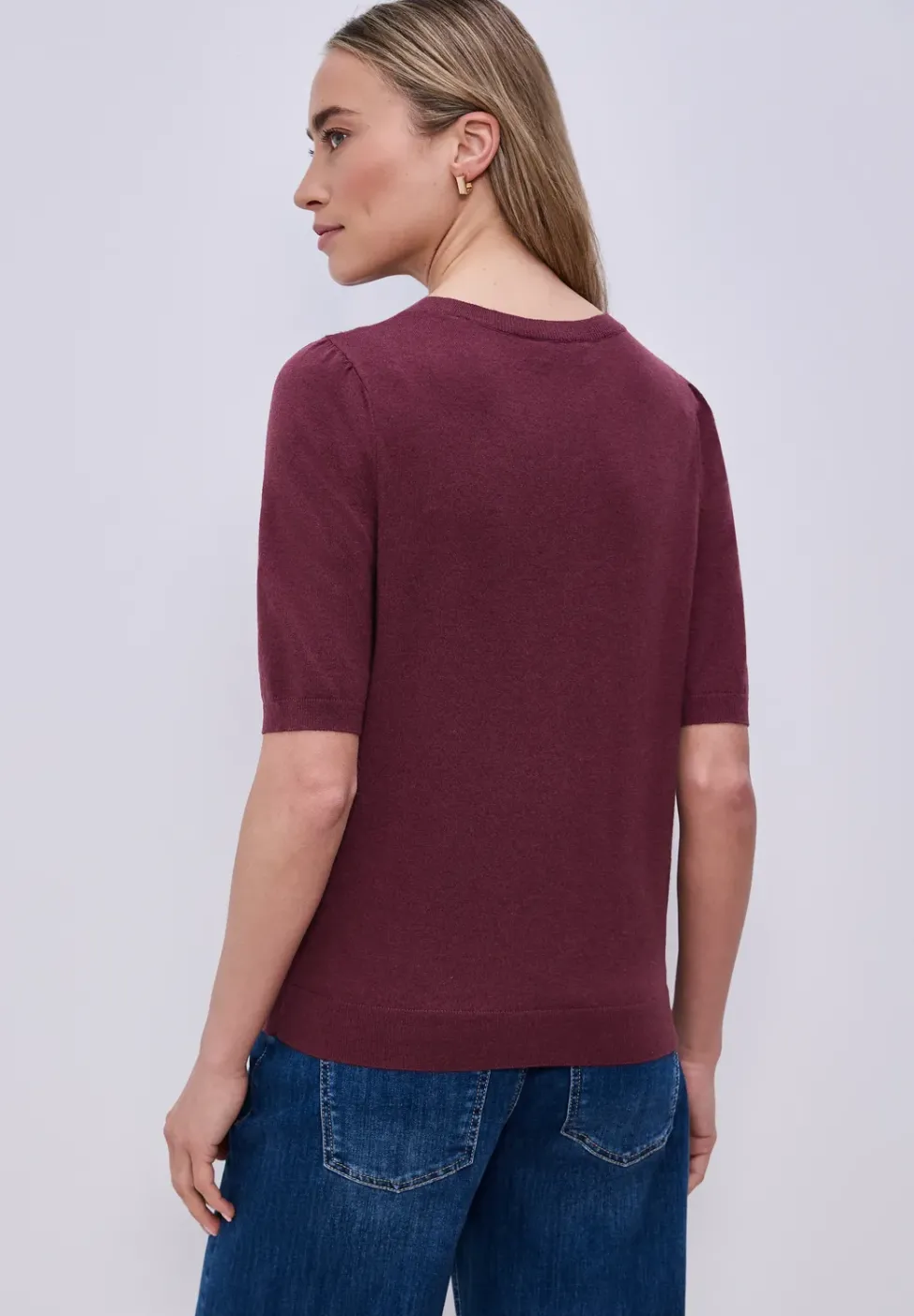 Pull-over en couleur unie
