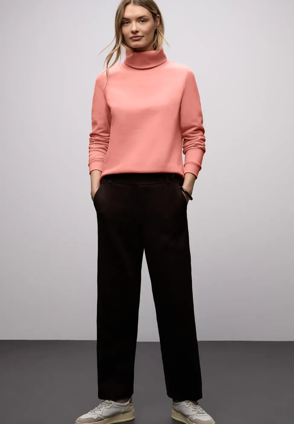 Pull-over en couleur unie