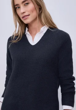 Pull-over en couleur unie