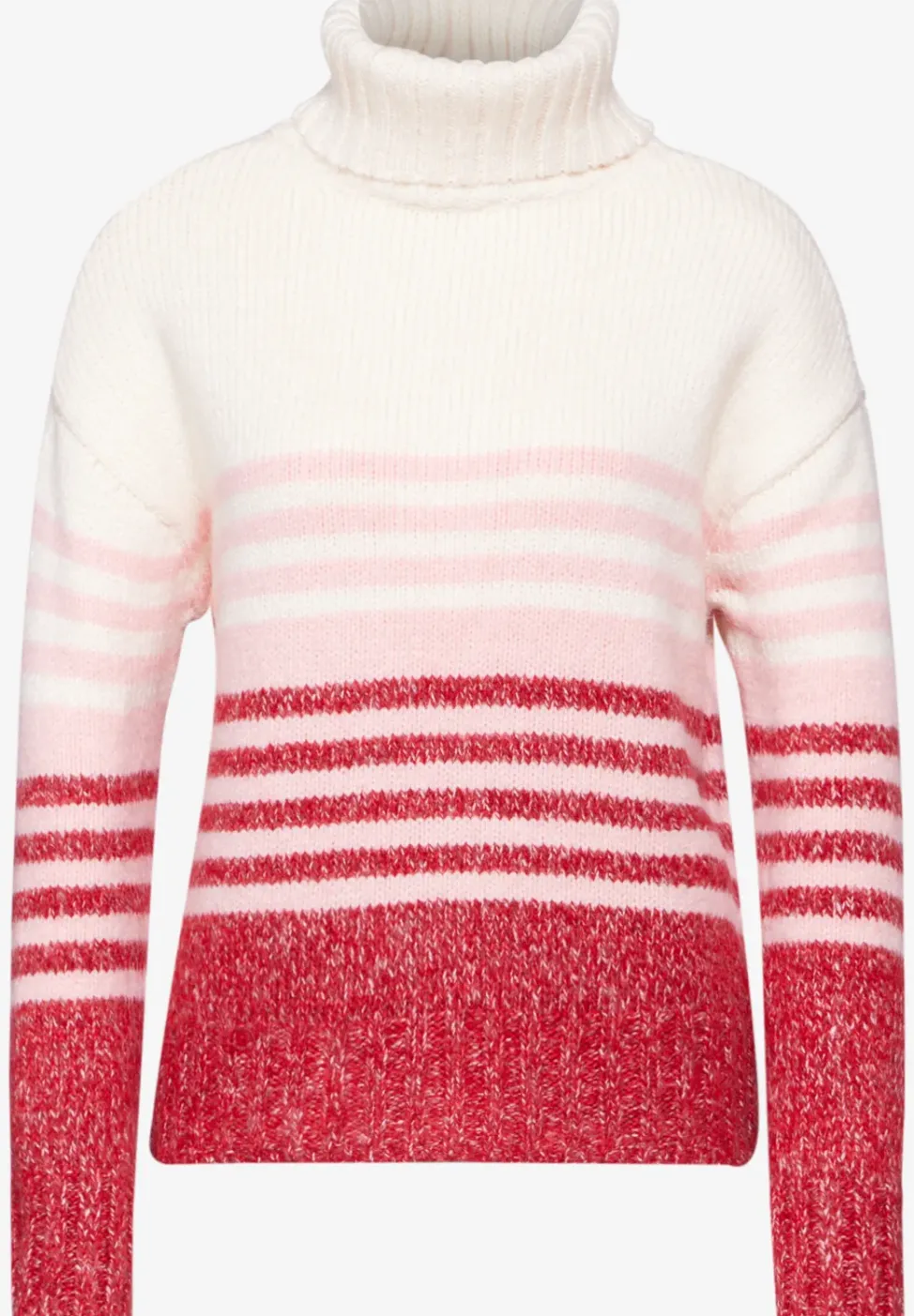 Pull-over en maille rayée
