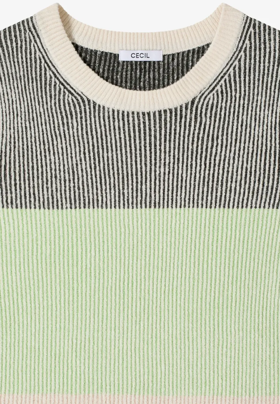 Pull à rayures douces
