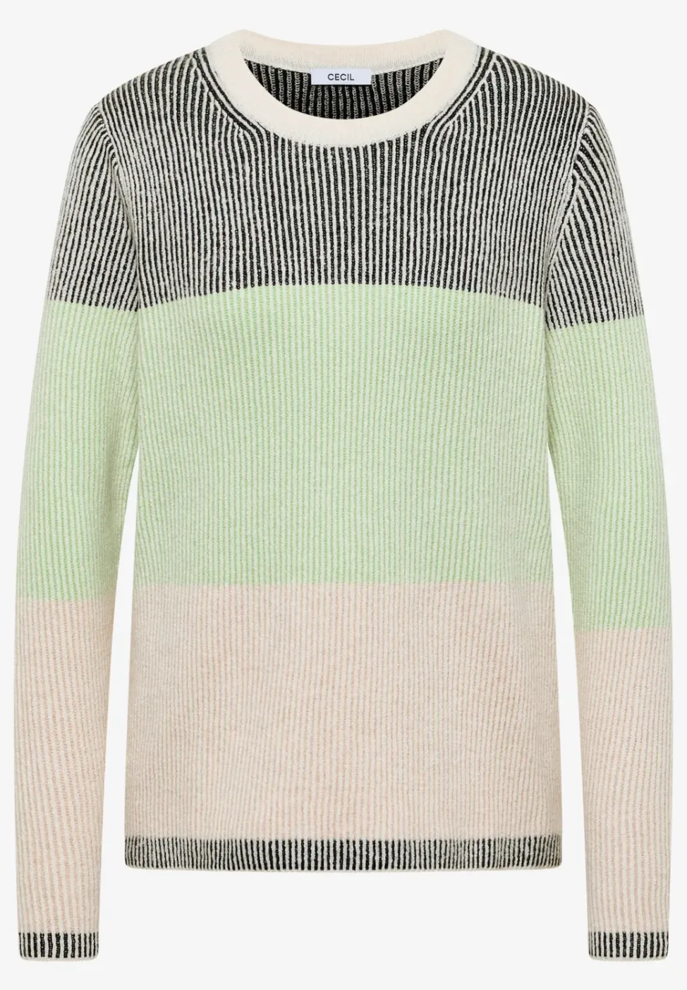Pull à rayures douces
