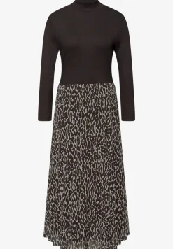 Robe avec jupe léopard