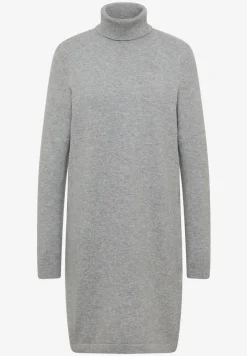 Robe douillette à col roulé