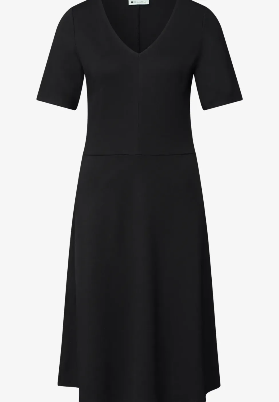 Robe en jersey à manches courtes