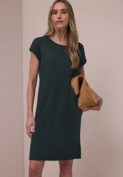 Robe en jersey mi-longue