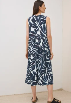 Robe en jersey à motifs
