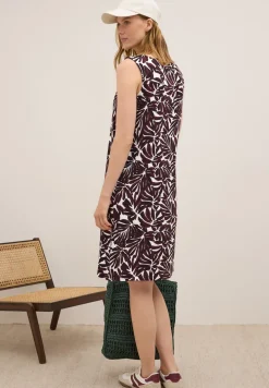 Robe en jersey à motifs