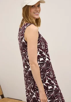 Robe en jersey à motifs