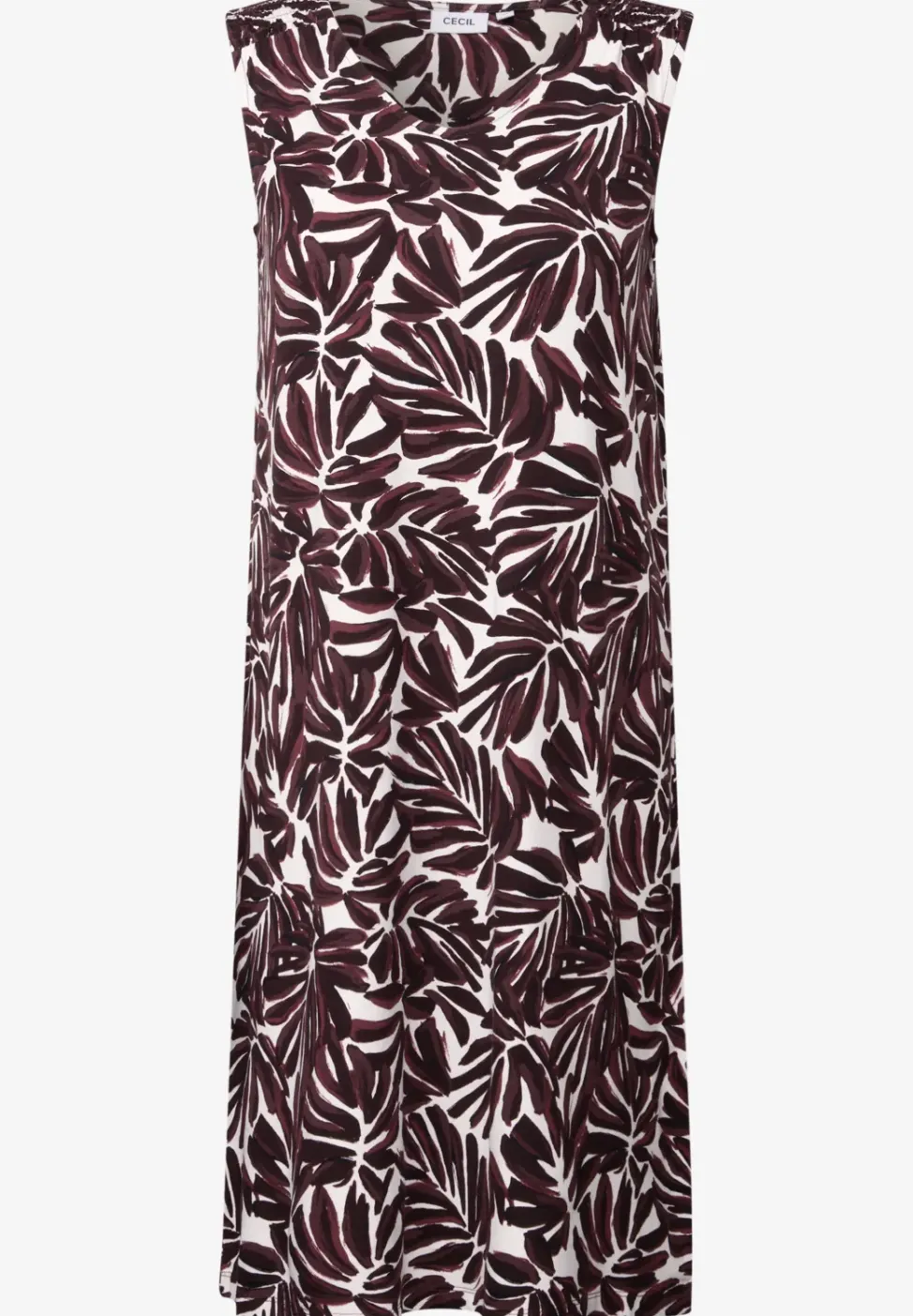 Robe en jersey à motifs