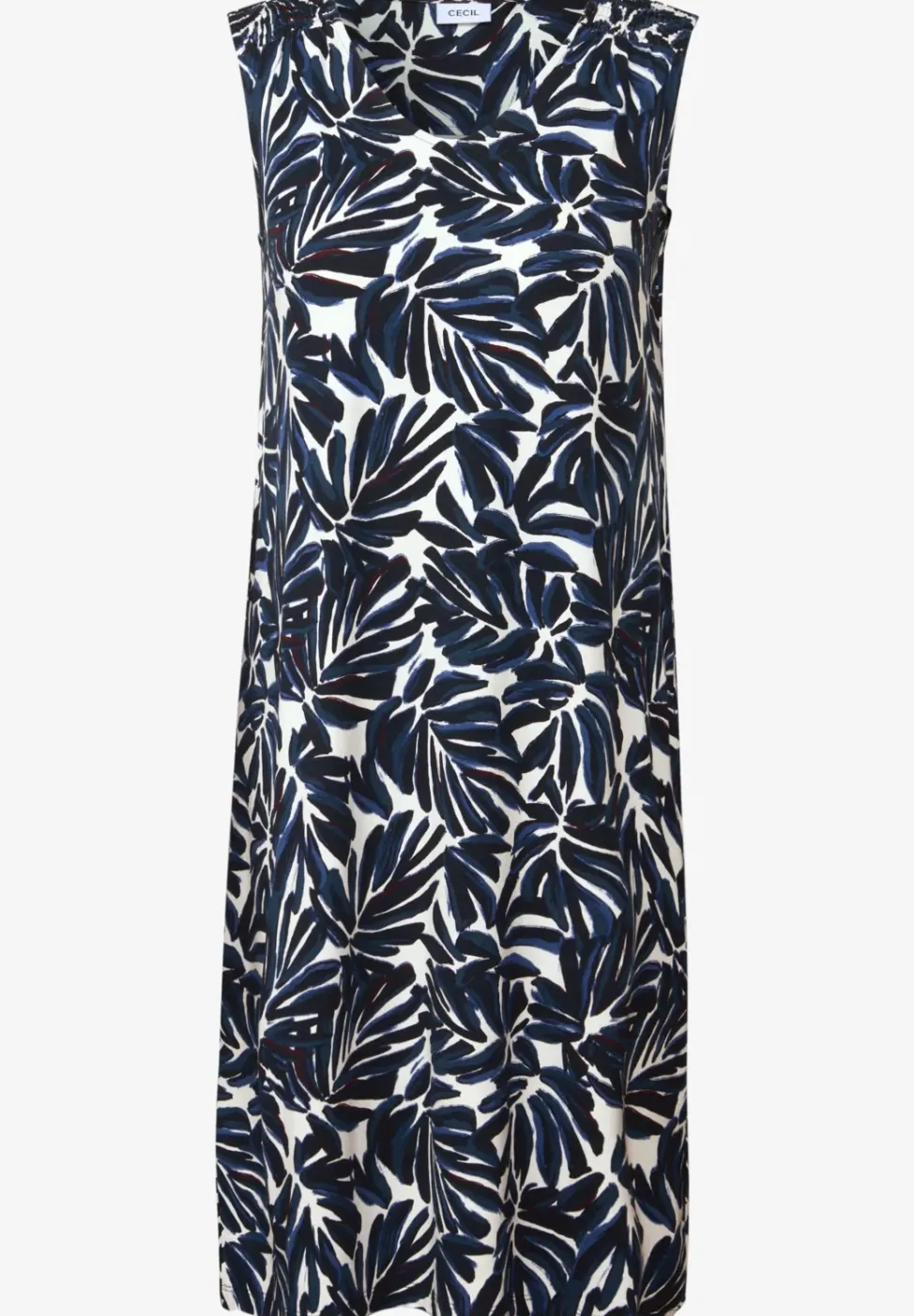 Robe en jersey à motifs