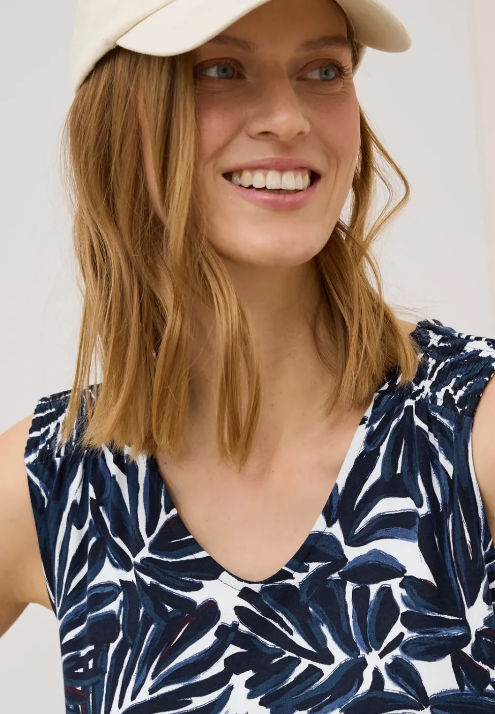 Robe en jersey à motifs
