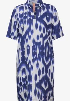 Robe en lin avec imprimé