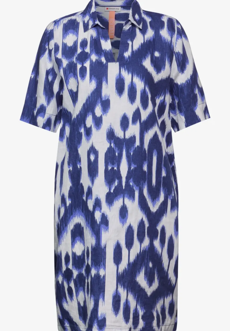 Robe en lin avec imprimé