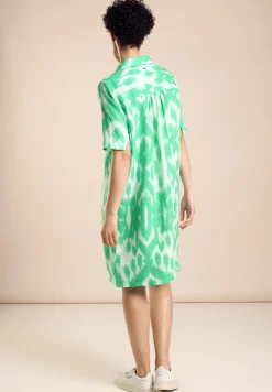 Robe en lin avec imprimé