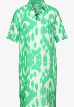 Robe en lin avec imprimé