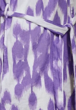 Robe en lin avec imprimé