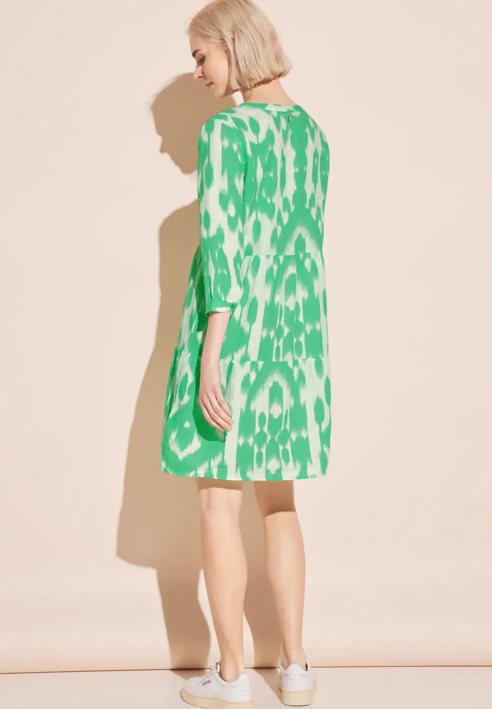 Robe en lin avec imprimé