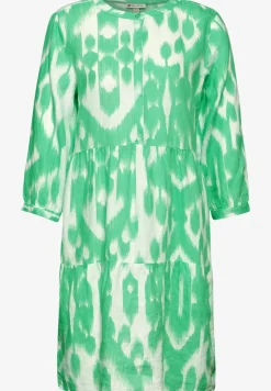 Robe en lin avec imprimé
