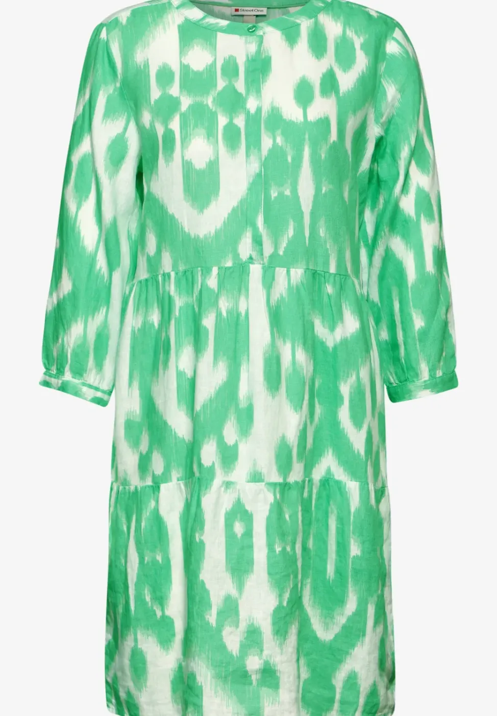 Robe en lin avec imprimé