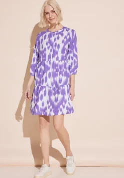 Robe en lin avec imprimé