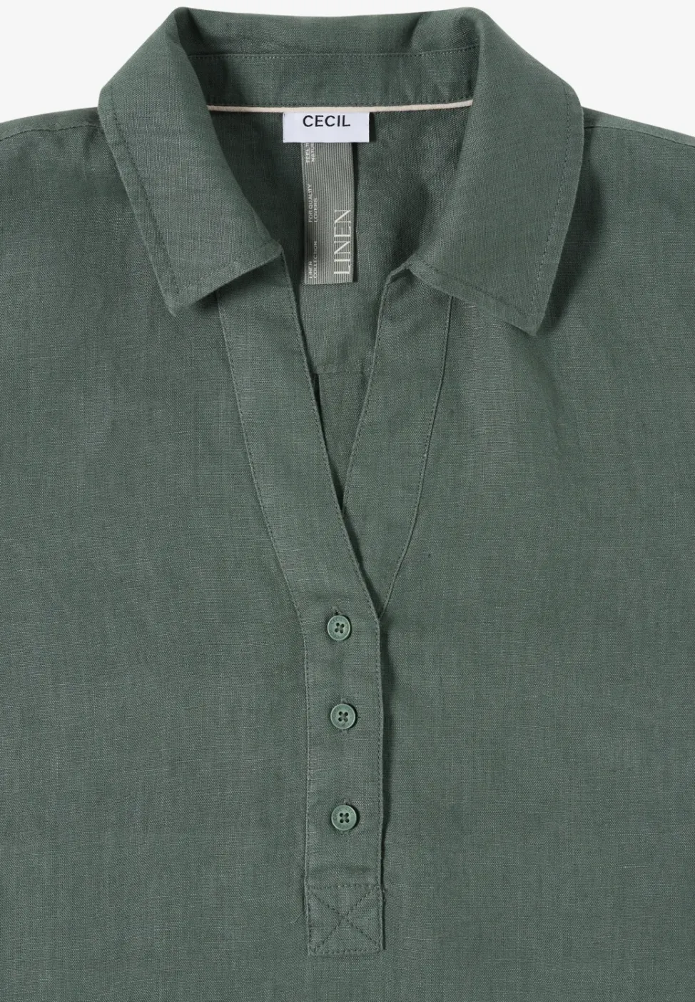 Robe en lin jusqu'au genou