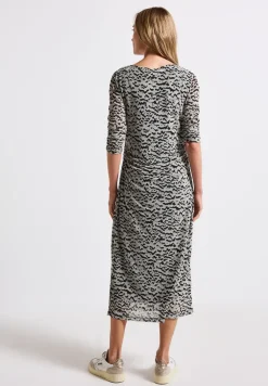 Robe en maille à motifs