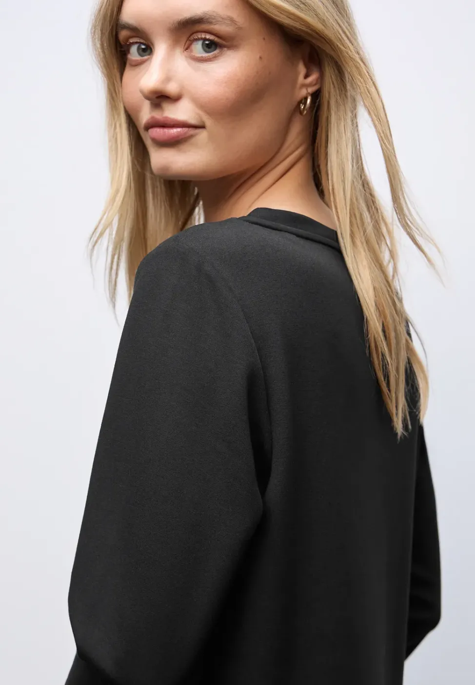 Robe en sweat avec fentes