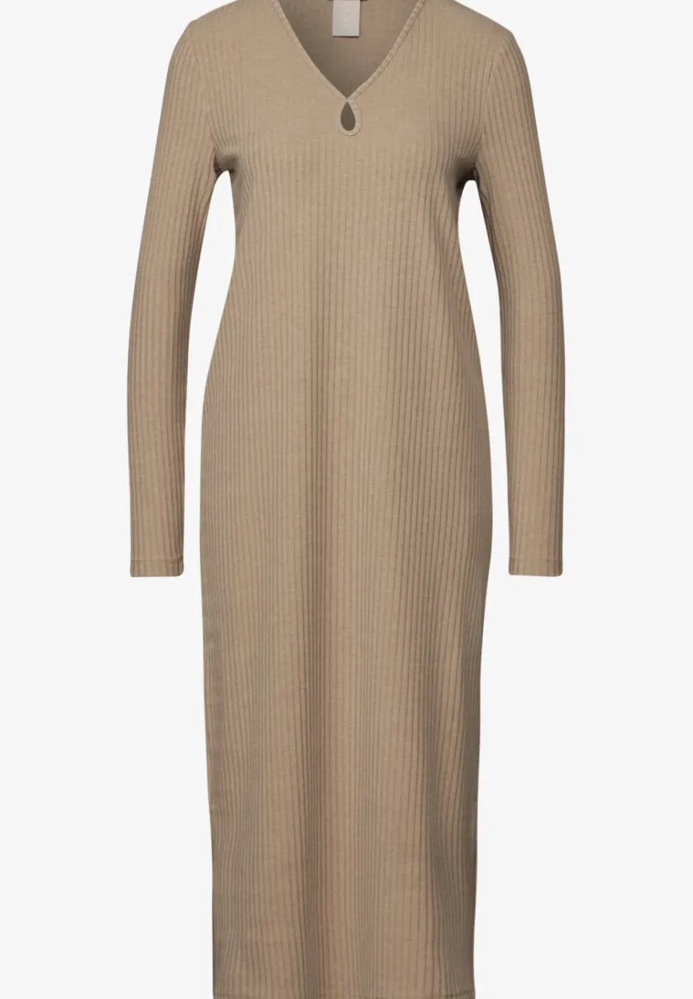 Robe en tricot côtelé