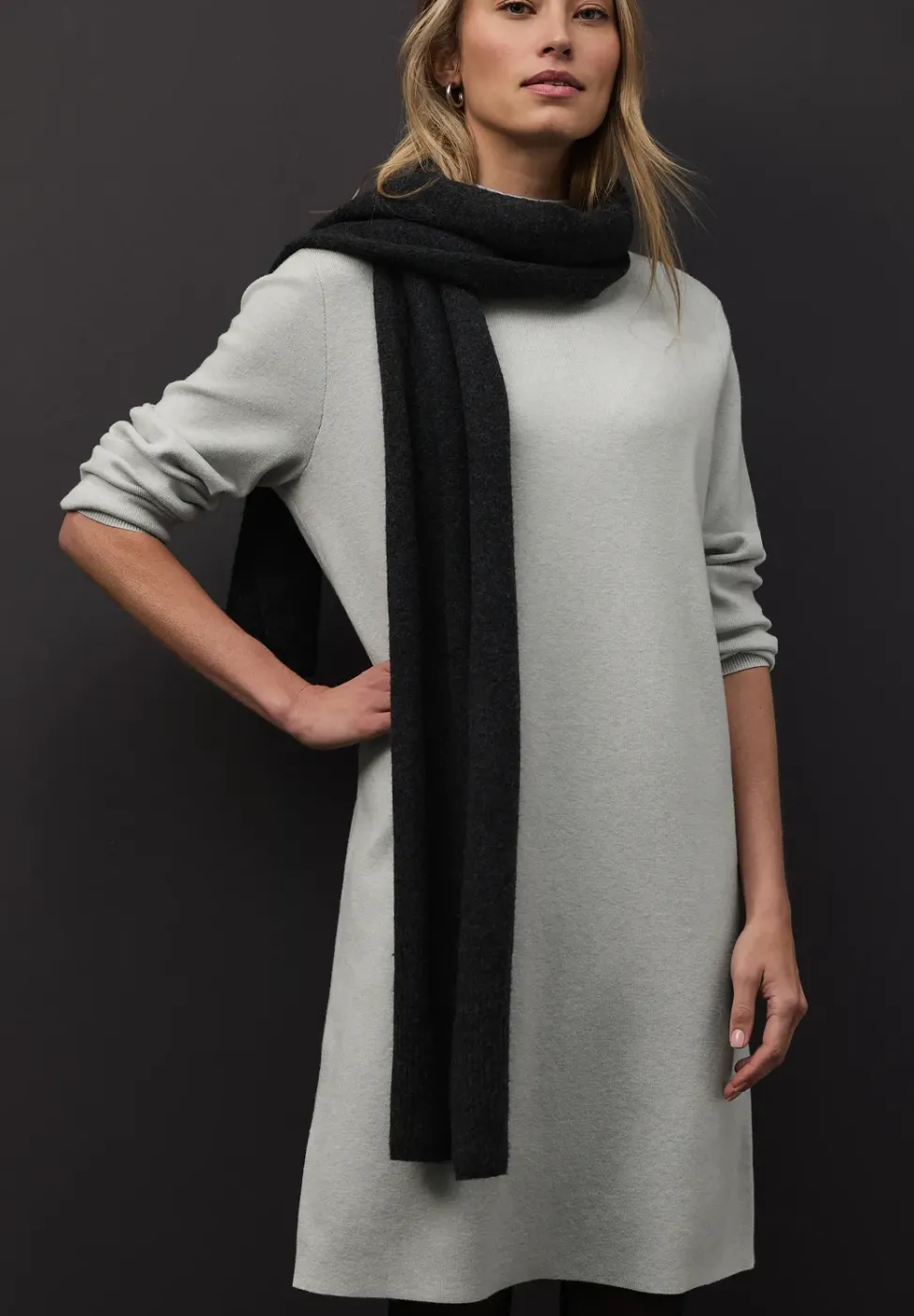 Robe en tricot Turtleneck