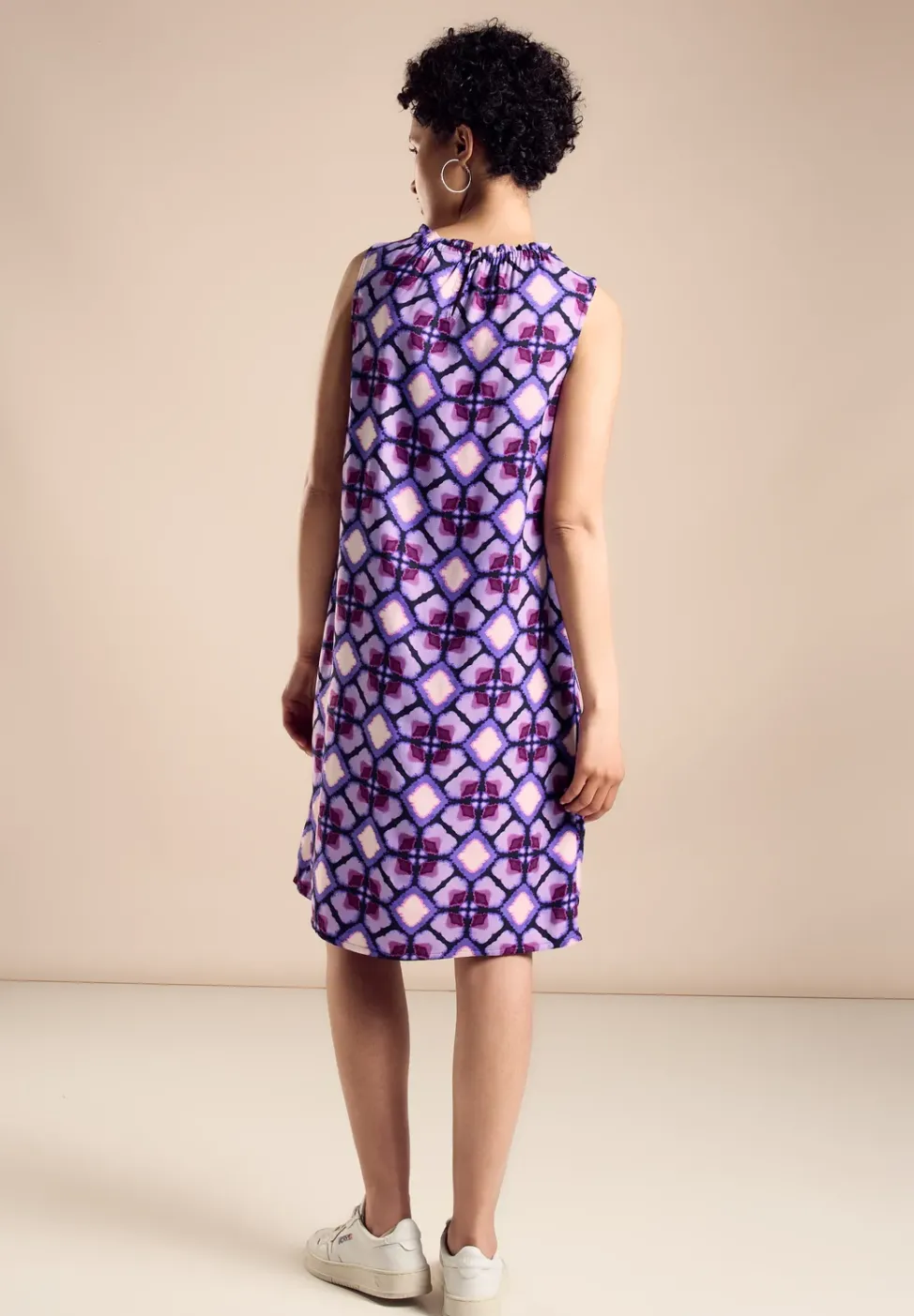 Robe en viscose imprimée