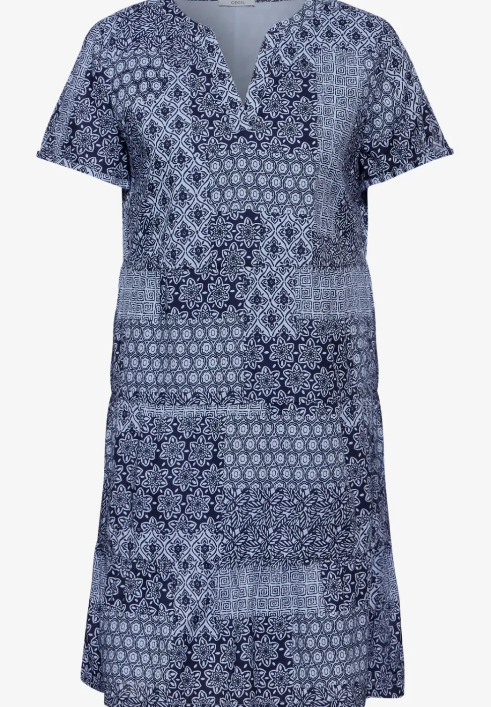 Robe à imprimé patchwork