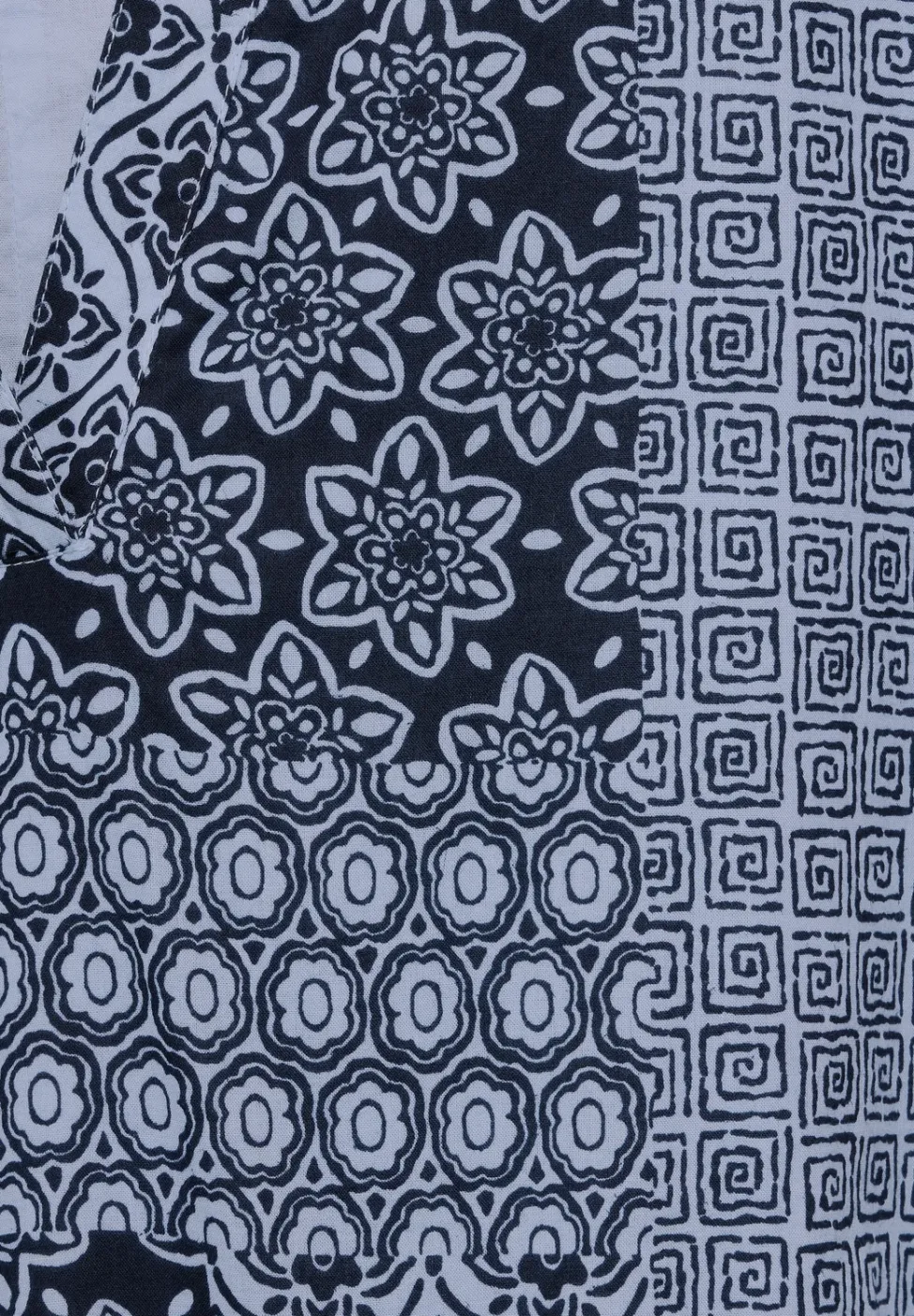Robe à imprimé patchwork