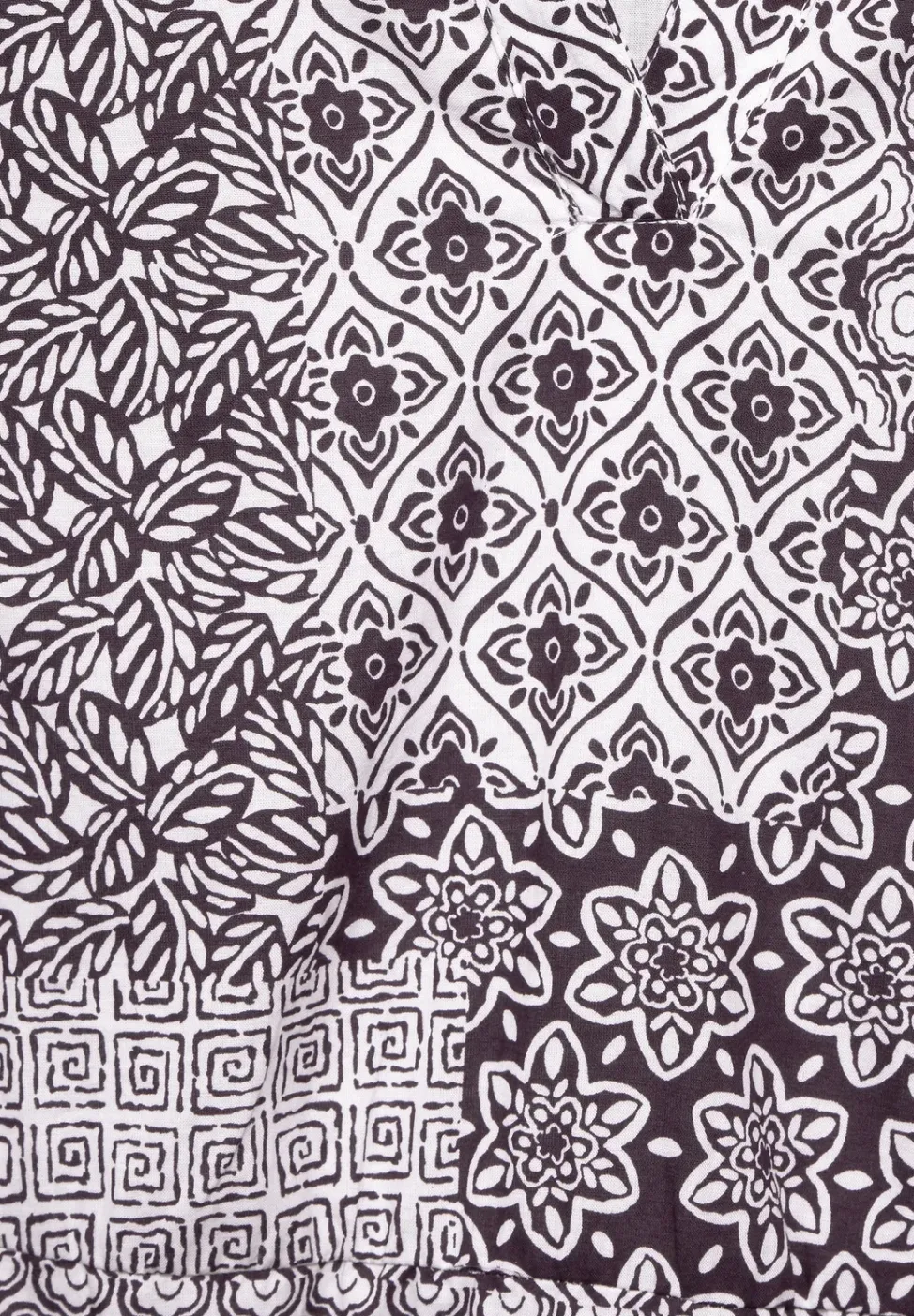 Robe à imprimé patchwork