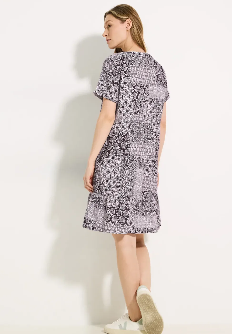 Robe à imprimé patchwork