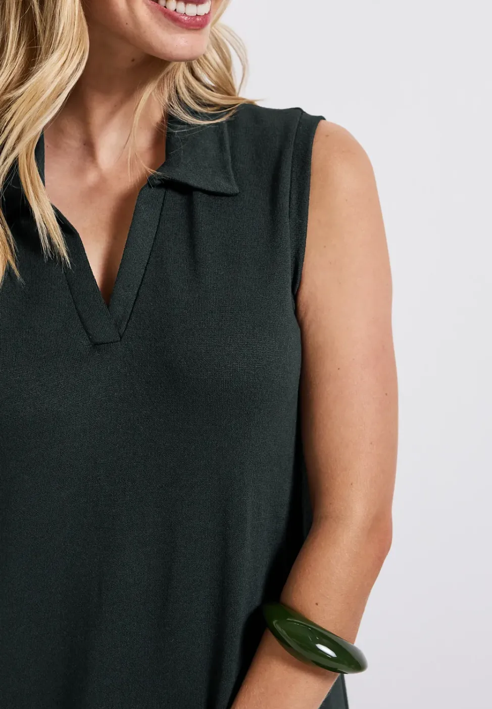 Robe à l'aspect tricoté