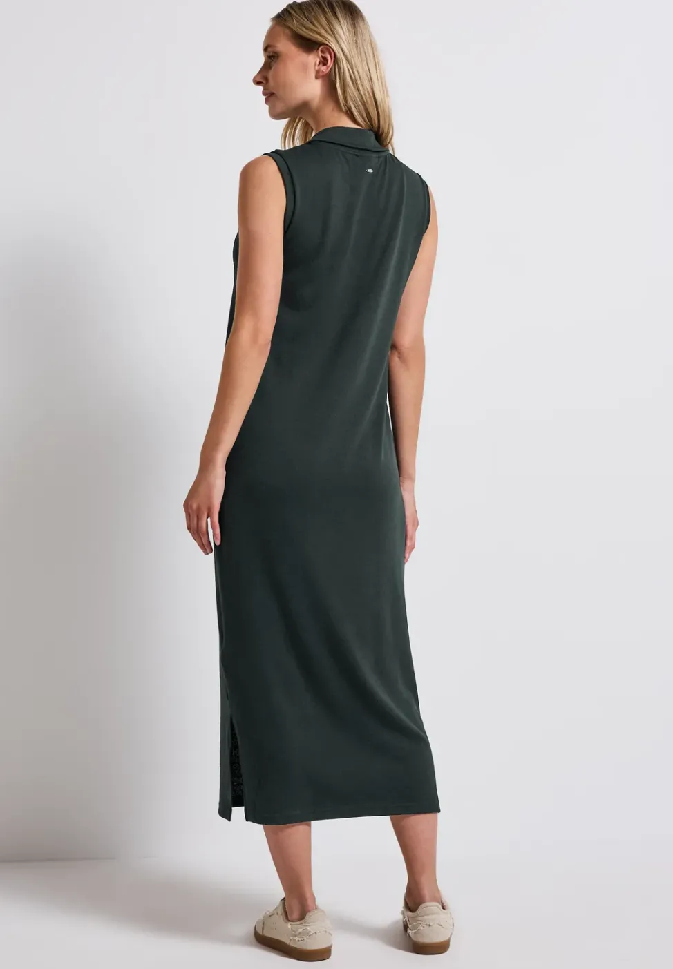 Robe à l'aspect tricoté