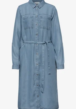 Robe à longueur de genou au look délavé