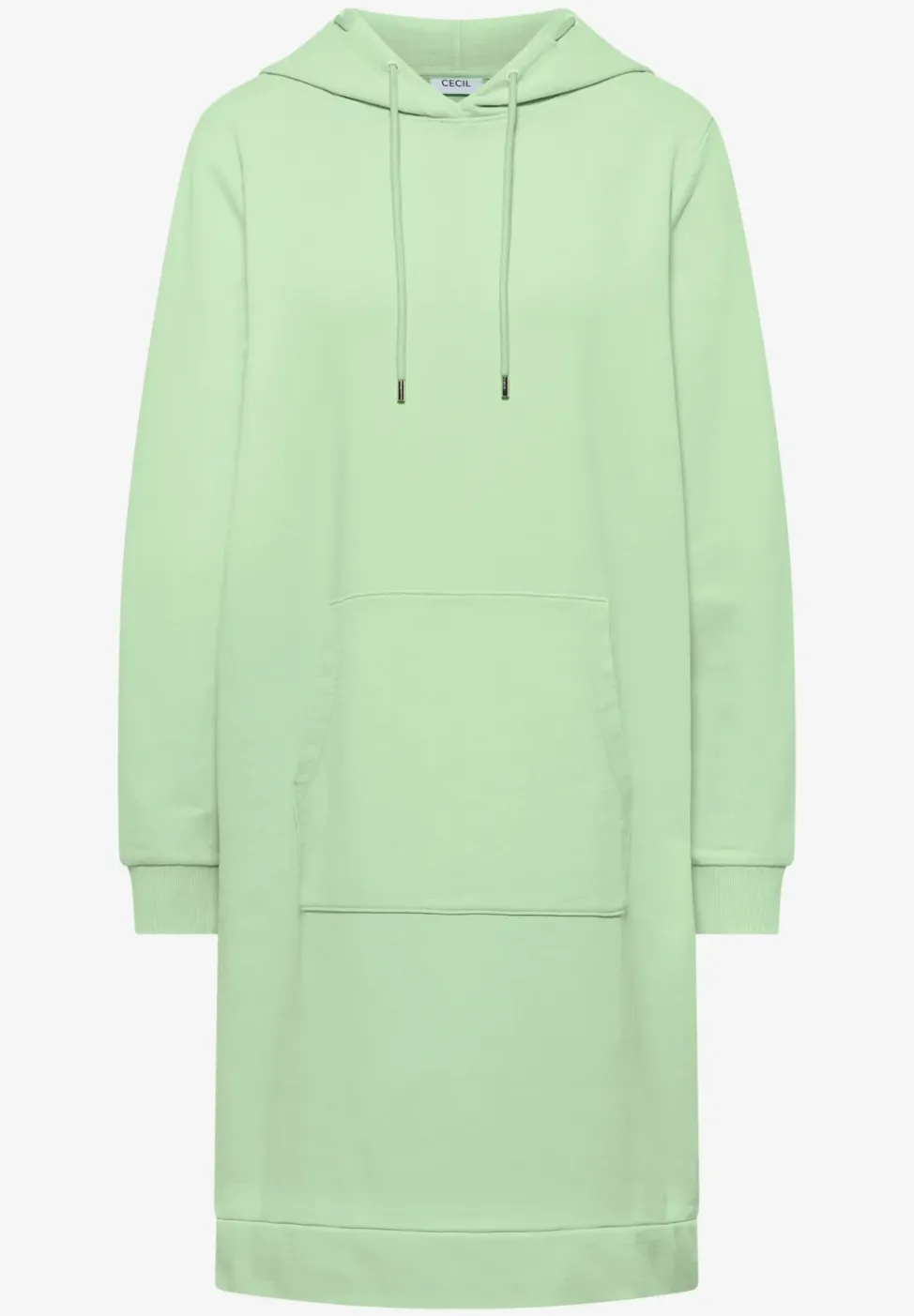 Robe à longueur de genou avec capuche