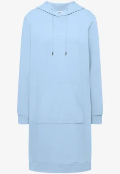 Robe à longueur de genou avec capuche