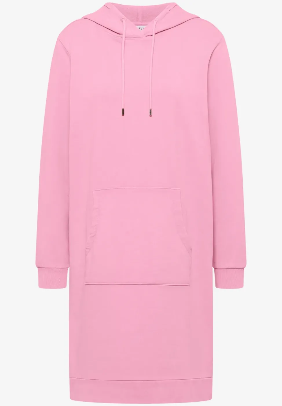 Robe à longueur de genou avec capuche