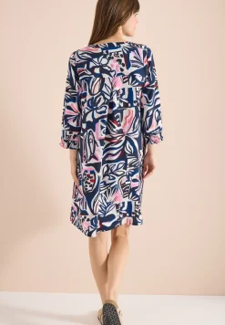 Robe longueur genou avec motif graphique